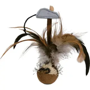 Trixie Culbuto flygande kattboll med mus/chip, plysch