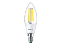 Philips - LED-glödlampa - form B35 - klar finish - E14 - 2.3 W (motsvarande 40 W) - klass A - neutralt vitt ljus - 4000 K Beställ idag