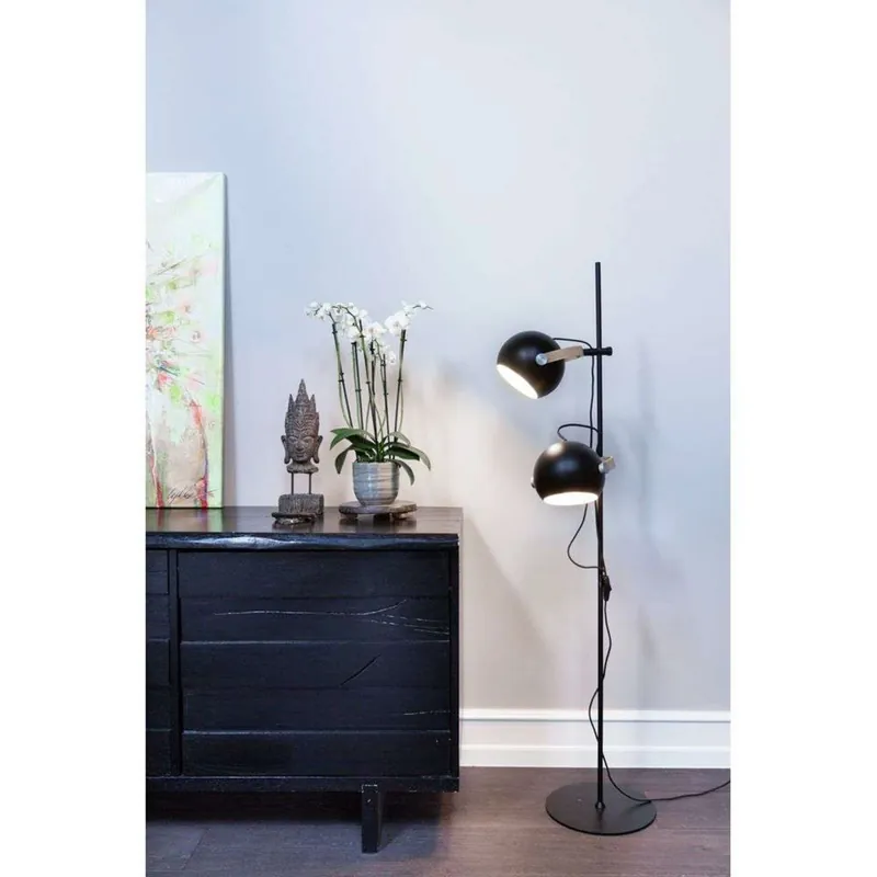 Halo Design - D.C Golvlampa 2L Ø18 White/Oak Halo Design Rea