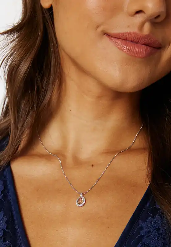 LILY AND ROSE Luna Necklace Golden brown topaz One size Lågt pris
