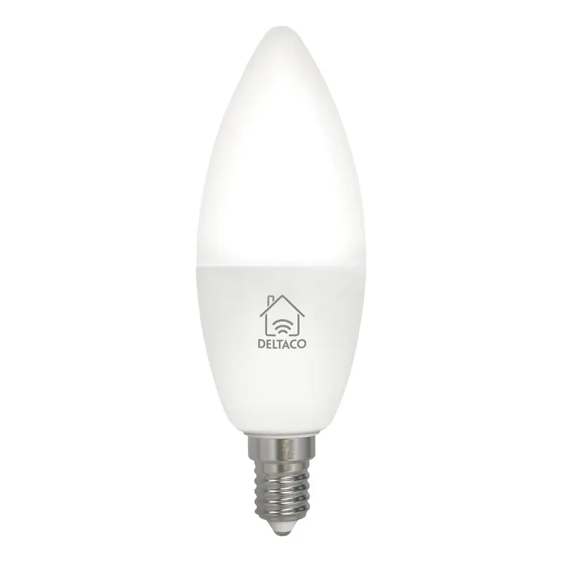 Nyhet Deltaco Smart Home Smart Bulb - E14 / White